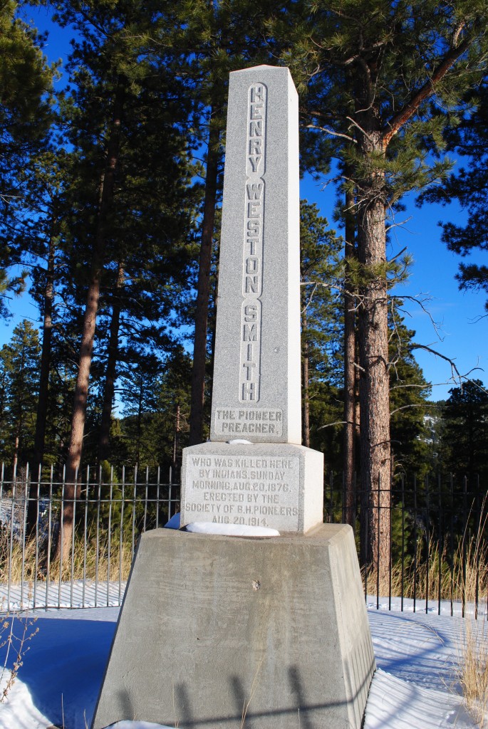 Preacher Smith Monument near Deadwood SD
