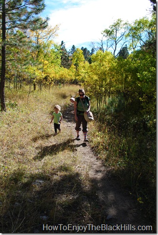 photo old baldy hikining trail black hills national forest south dakota