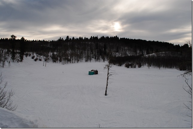 warming house, black hills snowmobile trail system