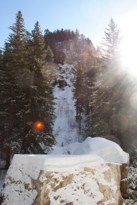 photo of kissing rocks in spearfish canyon black hills national forest of south dakota