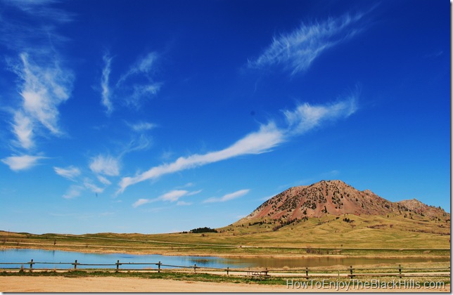 Bear Butte and Bear Butte Lake sit at the northern end of the Centennial Trail. This 111 mile trail cuts right through the Black Hills of South Dakota. Providing great recreation for hikers, horseriding and mountain biking. image of Bear Butte and Bear Butte Lake