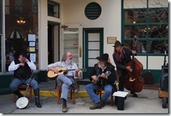 image musicians on Deadwood's Main Street