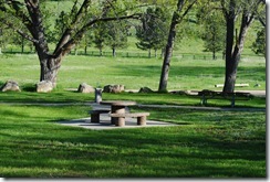 image picnic area Fort Meade Recreations Area South Dakota