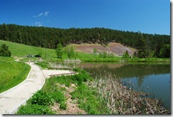 image pond on Strawberry Hill Black Hills National Forest