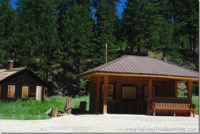 Enjoy the Mickelson Trail in the Black Hills of South Dakota at the Mystic Trailhead. image mystic trail head Mickelson Trail South Dakota