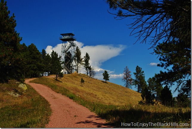 Hike the Rankin Ridge Nature trail in South Dakota's Wind Cave National Park fire tower on Rankin Rigde, Wind Cave National Park