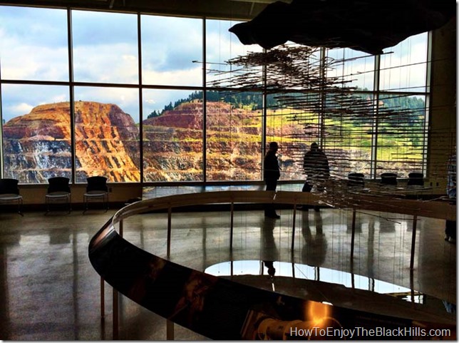 visitors center at the homestake open pit mine lead sd